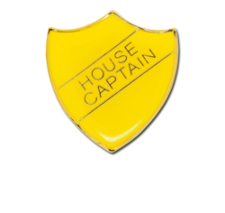 House Captain Enamelled Shield Badge 16