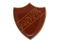 Junior Prefect Enamelled Shield Badge 27