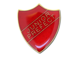Junior Prefect Enamelled Shield Badge 15