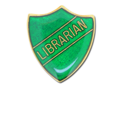 Librarian Enamelled Shield Badge 18