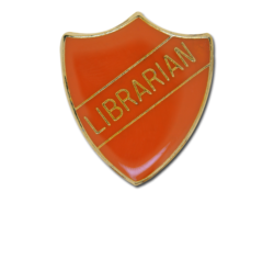 Librarian Enamelled Shield Badge 22