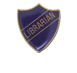 Librarian Enamelled Shield Badge 19