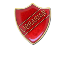 Librarian Enamelled Shield Badge