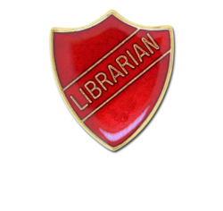 Librarian Enamelled Shield Badge 15