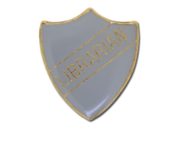 Librarian Enamelled Shield Badge 26