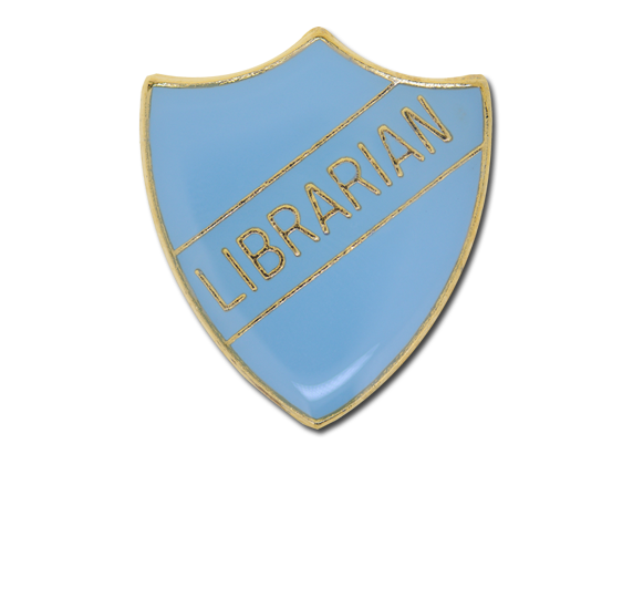 Librarian Enamelled Shield Badge 9