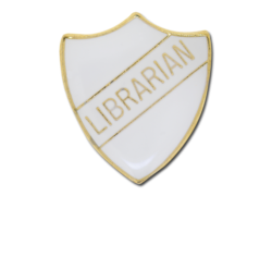 Librarian Enamelled Shield Badge 20
