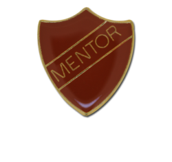 Mentor Enamelled Shield Badge 27