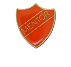 Mentor Enamelled Shield Badge 22