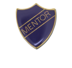 Mentor Enamelled Shield Badge 19