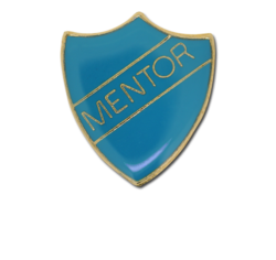 Mentor Enamelled Shield Badge 28