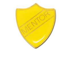 Mentor Enamelled Shield Badge 16