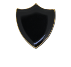 Plain Shield Enamelled Shield Badge 24