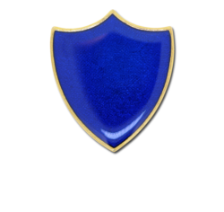 Plain Shield Enamelled Shield Badge 17