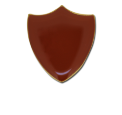 Plain Shield Enamelled Shield Badge 27