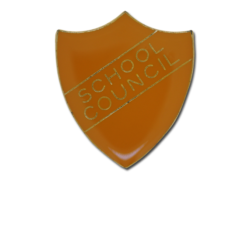 School Council Enamelled Shield Badge 25