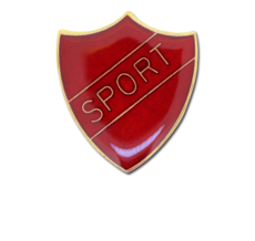 Sport Enamelled Shield Badge