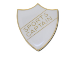 Sports Captain Enamelled Shield Badge 20