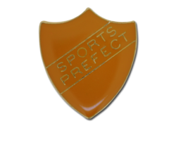 Sports Prefect Enamelled Shield Badge 25