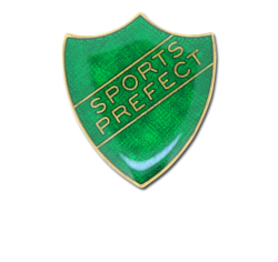 Sports Prefect Enamelled Shield Badge 18