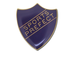 Sports Prefect Enamelled Shield Badge 19