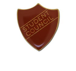 Student Council Enamelled Shield Badge 27