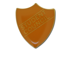 Student Council Enamelled Shield Badge 25