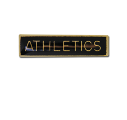 Athletics Small Bar Badge 24