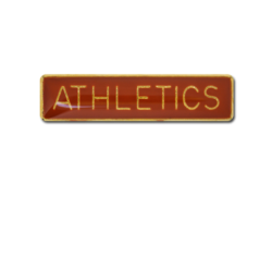 Athletics Small Bar Badge 27