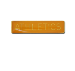 Athletics Small Bar Badge 25