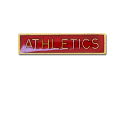 Athletics Small Bar Badge 15