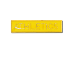 Athletics Small Bar Badge 16