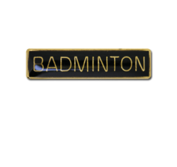 Badminton Small Bar Badge 24