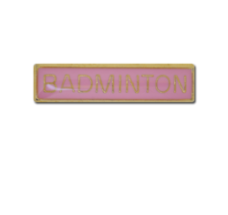 Badminton Small Bar Badge 21