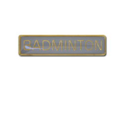 Badminton Small Bar Badge 26