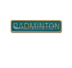 Badminton Small Bar Badge 28