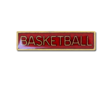 Basketball Small Bar Badge