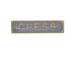 Chess Small Bar Badge 26