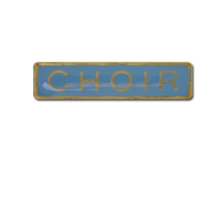 Choir Small Bar Badge 23