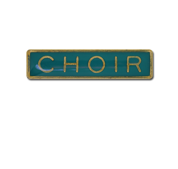 Choir Small Bar Badge 14
