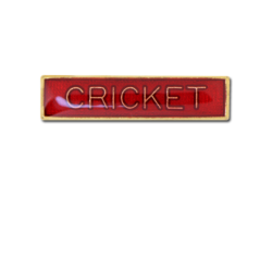 Cricket Small Bar Badge 15