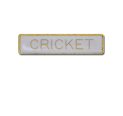 Cricket Small Bar Badge 20