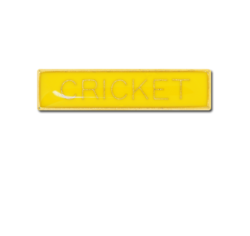 Cricket Small Bar Badge 16
