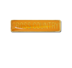 Cross Country Small Bar Badge 25