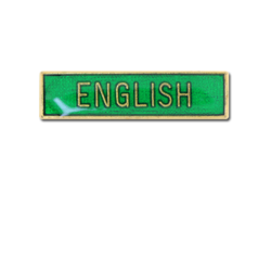 English Small Bar Badge 18