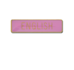 English Small Bar Badge 21