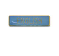 English Small Bar Badge 23