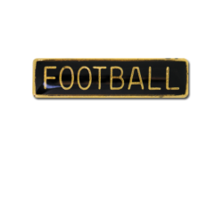 Football Small Bar Badge 24