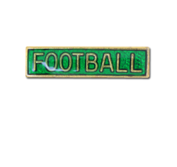 Football Small Bar Badge 18