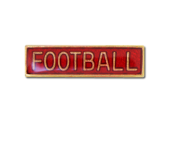 Football Small Bar Badge 15